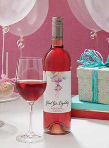Tasty wine in a girly package
