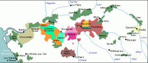 The Loire wine regions