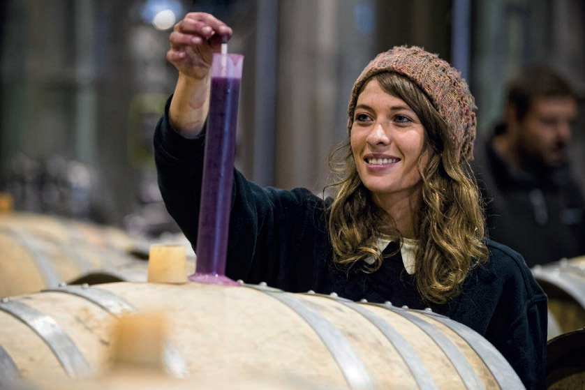 Winemaker Elodie Gilles